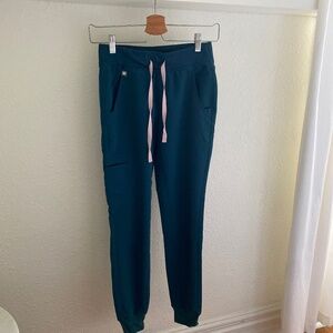 FIGS Zamora jogger scrub pants - Caribbean blue